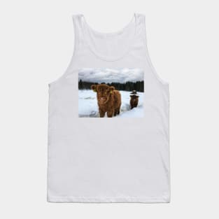 Scottish Highland Cattle Calves 1613 Tank Top